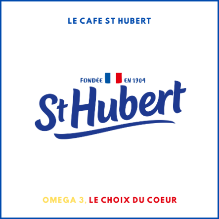 St Hubert , le cafe St Hubert Omega 3 le choix du coeur