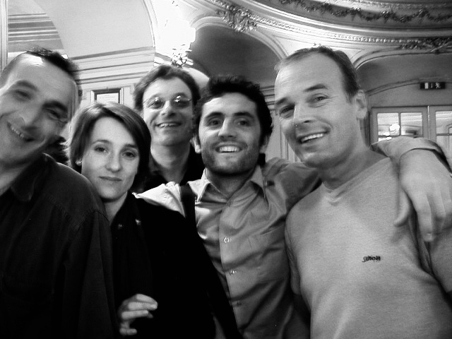 Laurent Baffie, Daniel Russo, Pascal Sellem, tadrina Hocking et Julian Dagorno