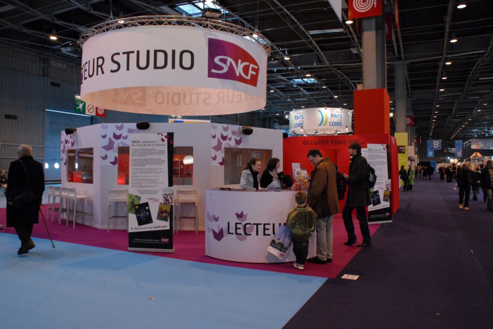 Le lecteur Studio SNCF au salon du livre de Paris