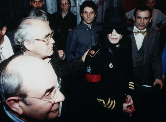 Michael Jackson, Michel Legrand, Stanley Donen, Francis Perrin, Julian Dagorno